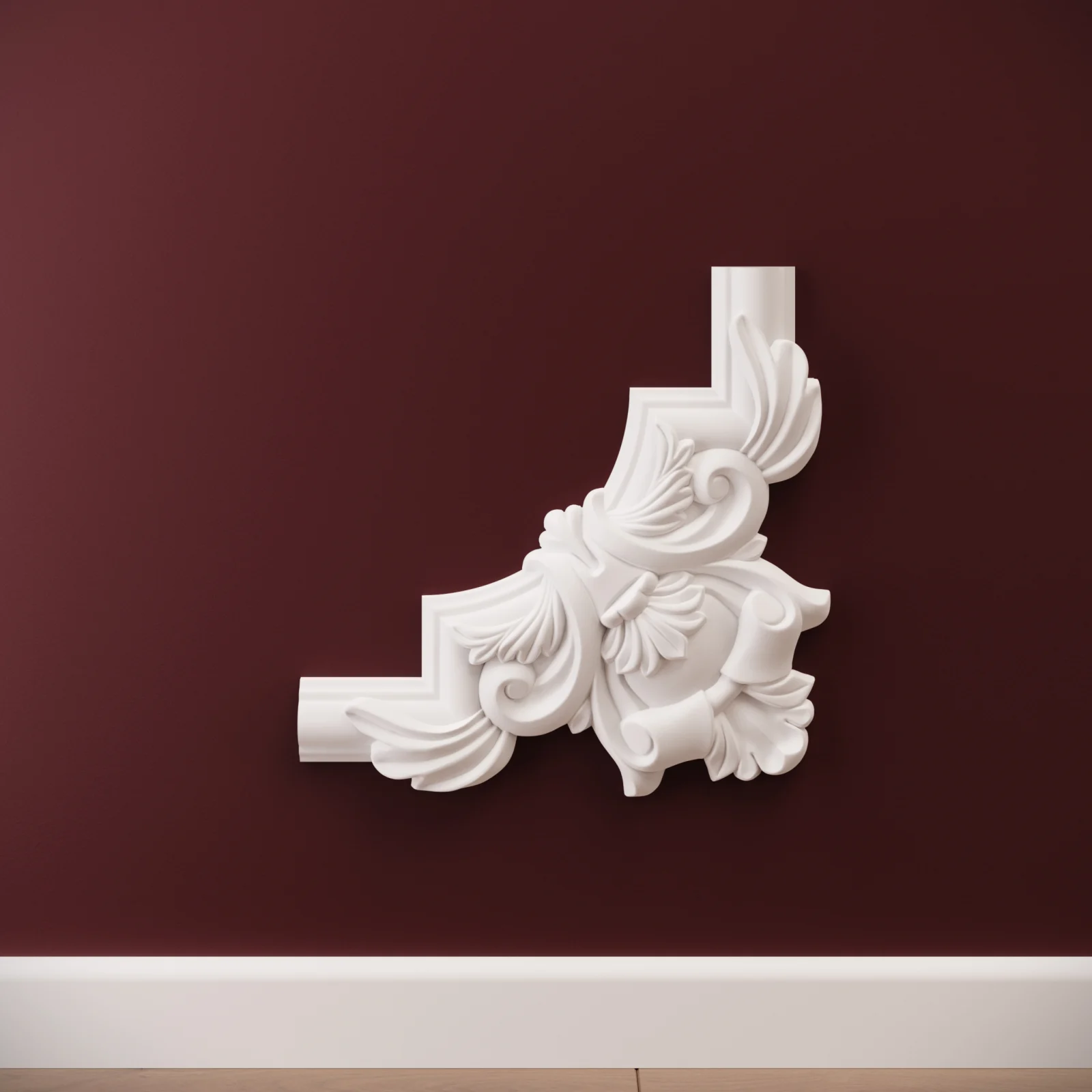 Chenar decorativ din poliuretan B16-2 - 26.5x26.5x2 cm [3]