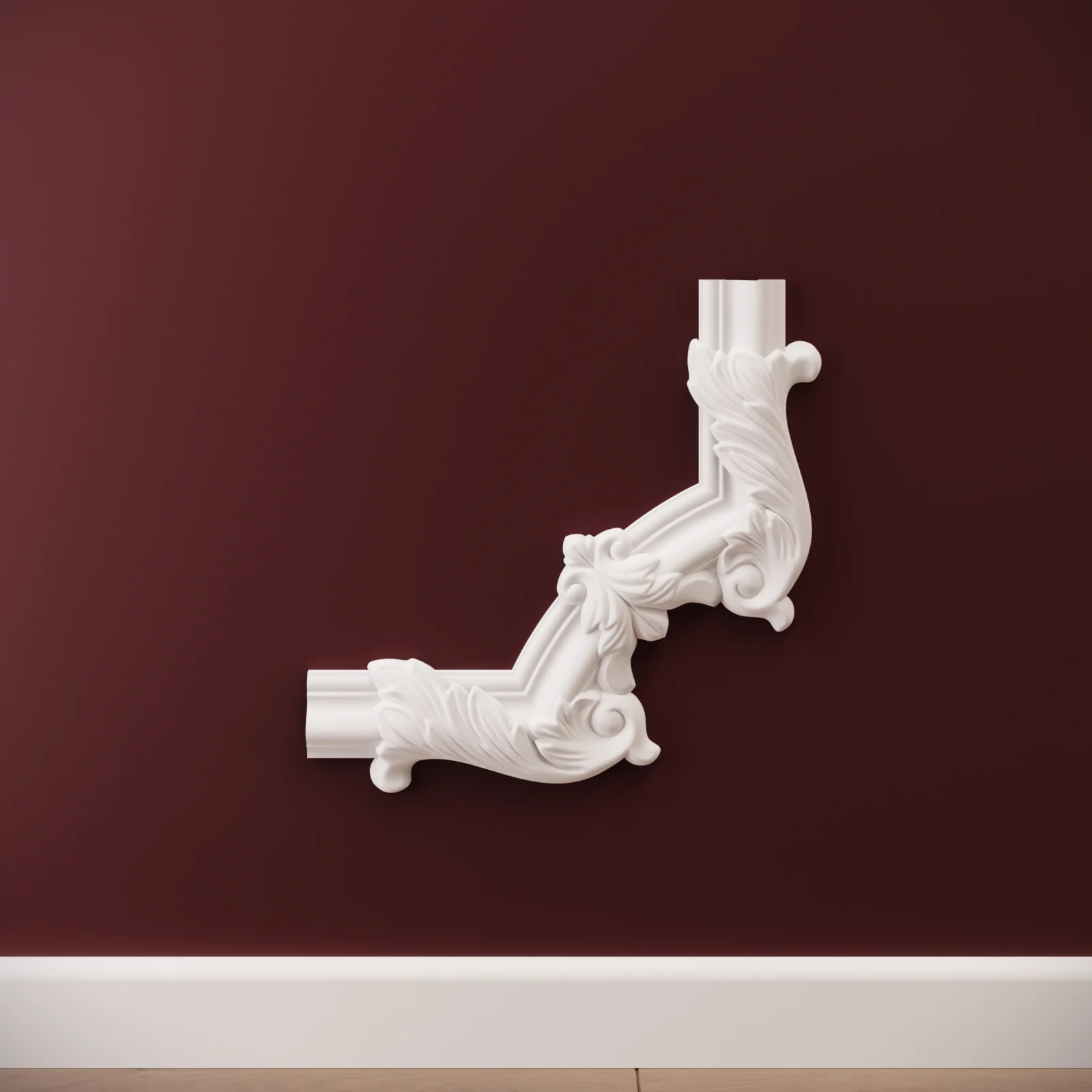 Chenar decorativ din poliuretan B17-3 - 29.6x29.6x1.7 cm [3]