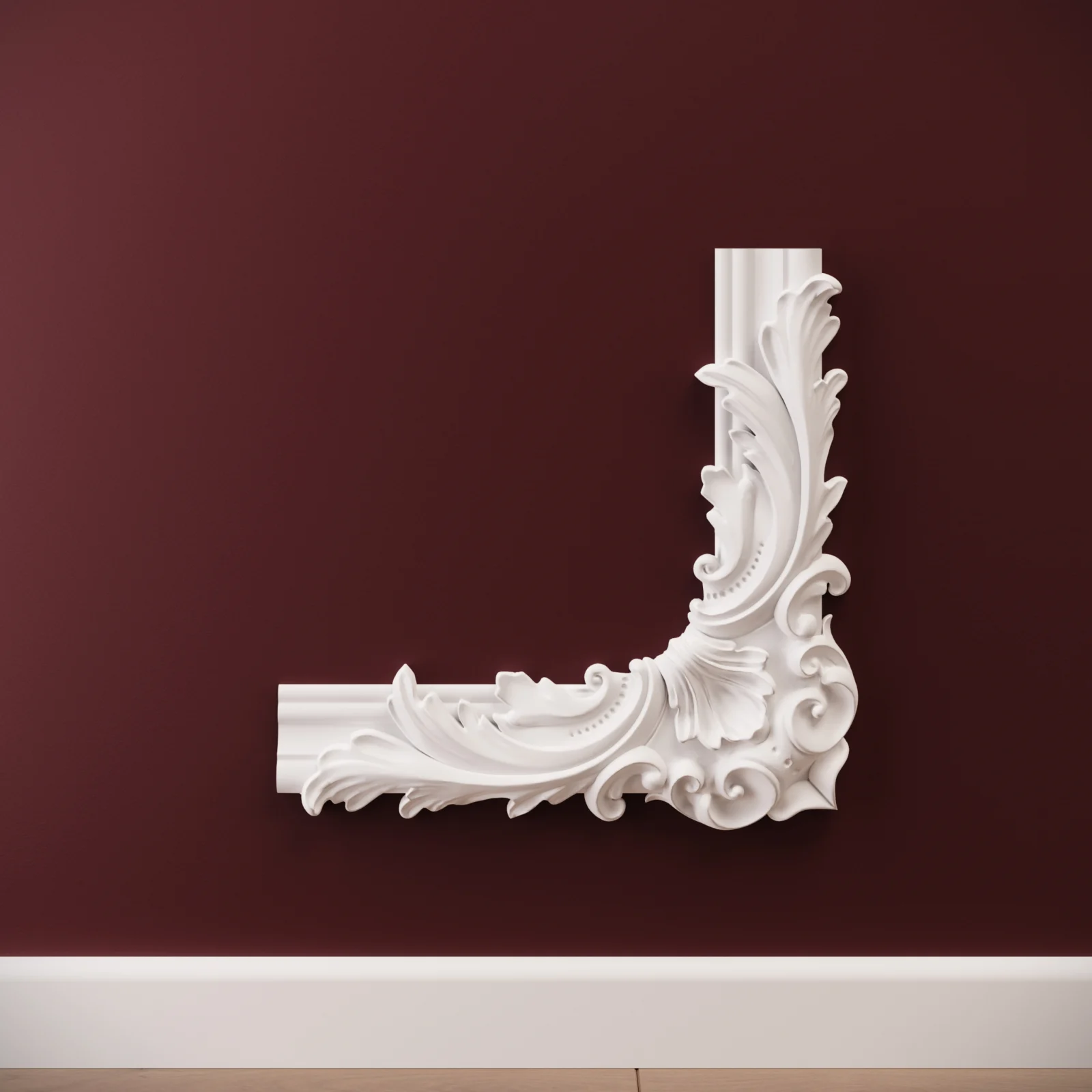 Chenar decorativ din poliuretan B19-2 - 28x28x3 cm [3]