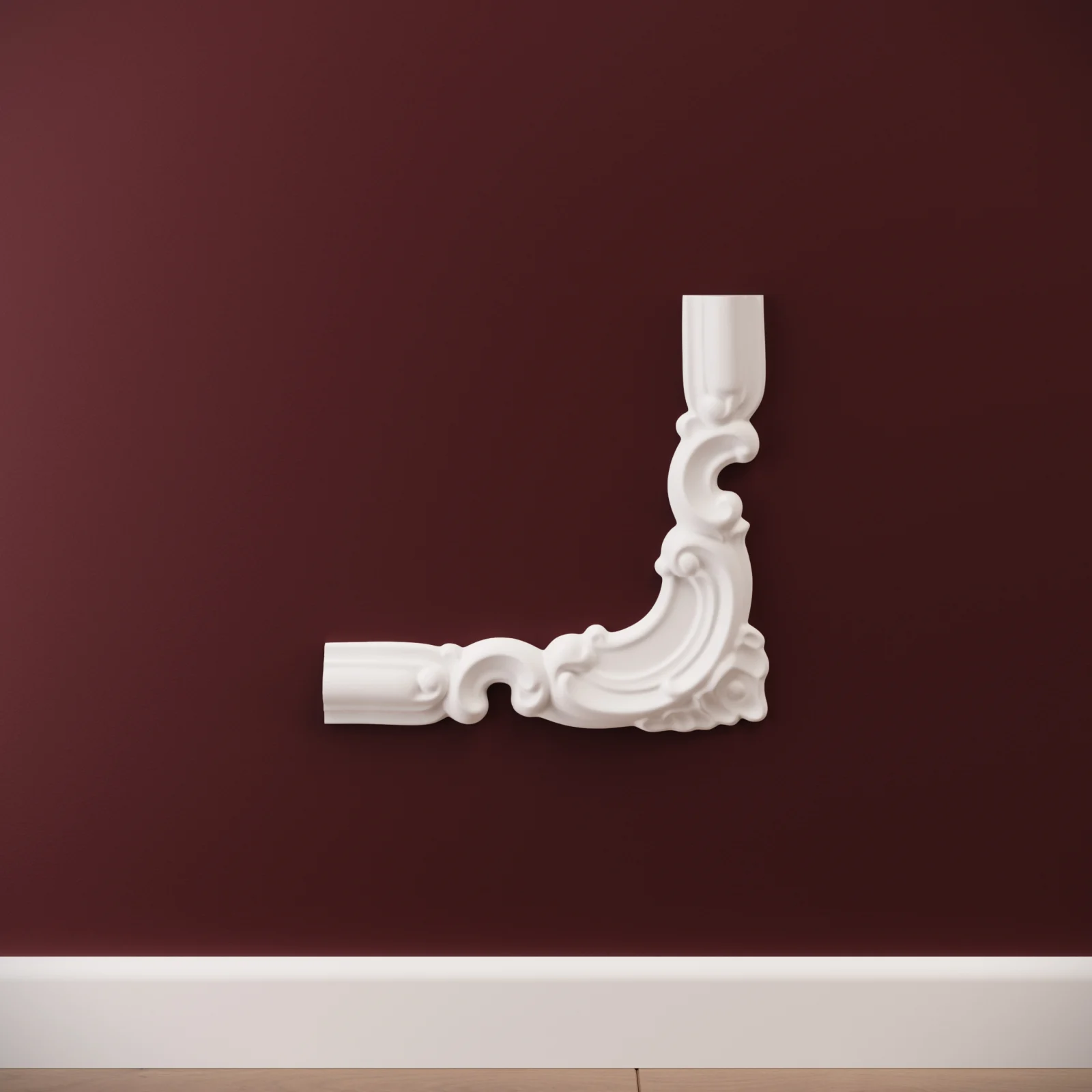 Chenar decorativ din poliuretan CR810BR - 20x1.8x19 cm [3]