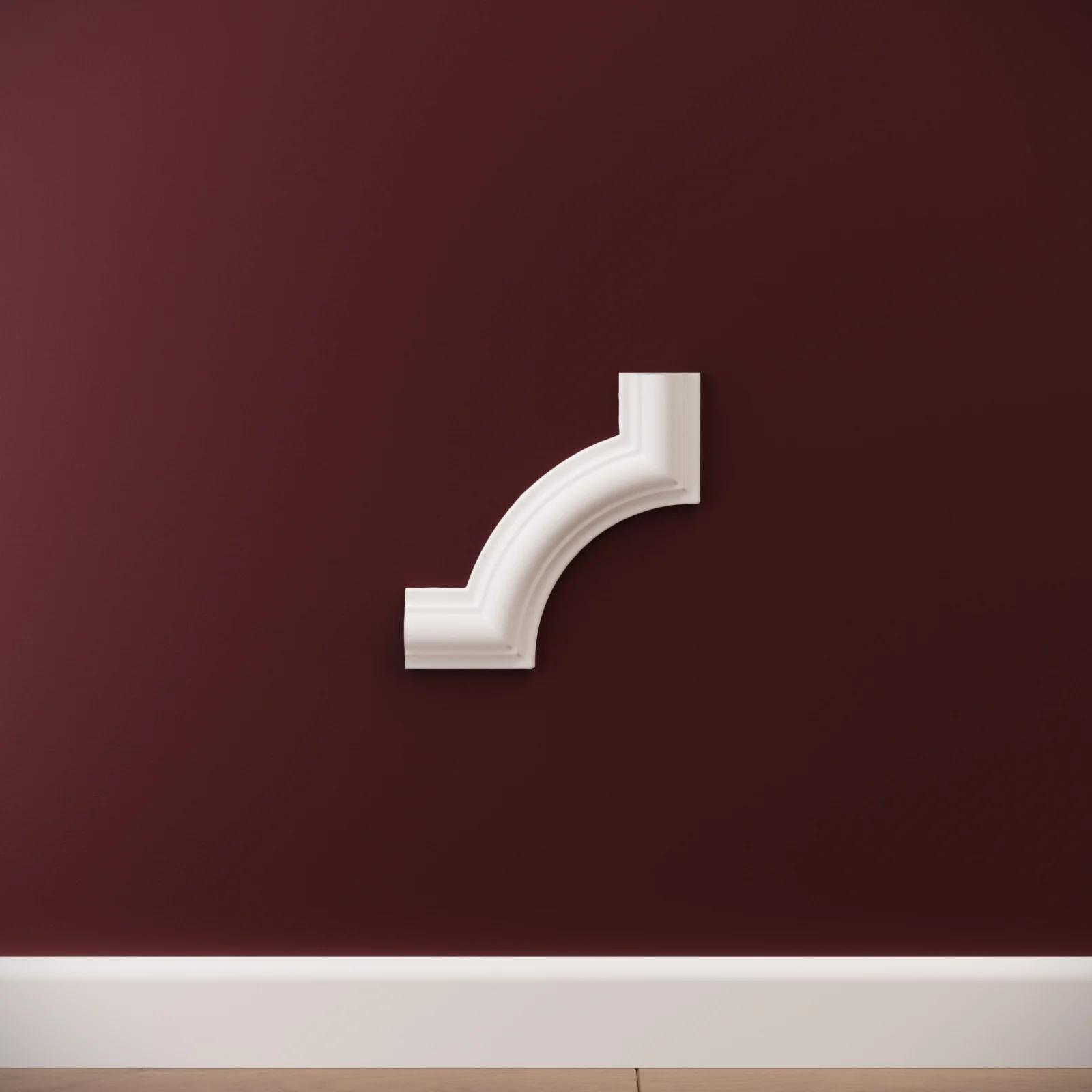 Chenar decorativ din poliuretan CR810C - 14.5x1.8x14.5 cm [3]