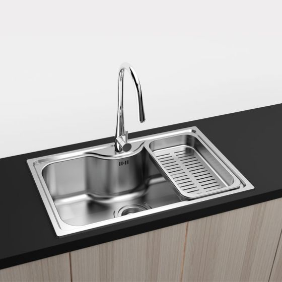 Chiuvetă bucătărie BL-627 VALV – 800x500x220 mm [2]