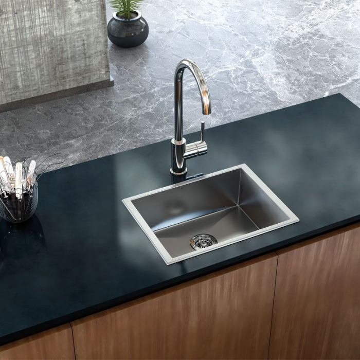 Chiuvetă bucătărie BL-786 – 590x440x200 mm, inox [2]