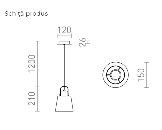CHOUPETTE AGĂŢATĂ - Corp de iluminat suspendat [3]
