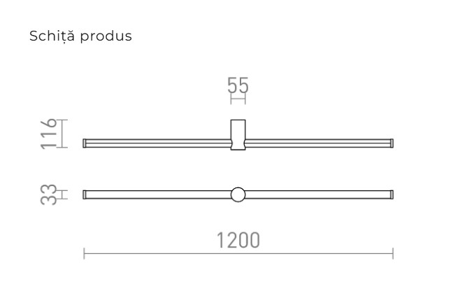 CLARIS 120 - CORP DE ILUMINAT MONTAT PE TAVAN [2]