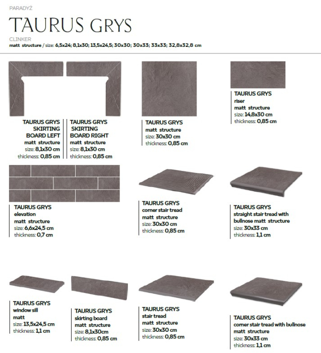 CLINKER TAURUS GRYS [5]