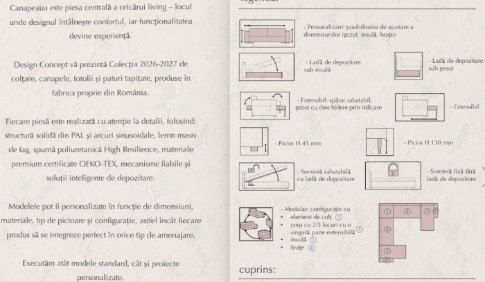 Coltar extensibil  CAIRO - 328x200 cm, extensie 190x156 cm [4]