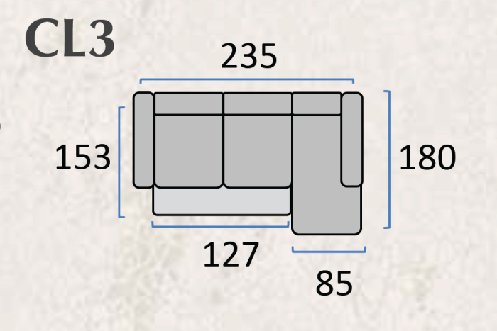 Colțar extensibil CRETA – 235x180 cm, extensie 127x153 cm [4]