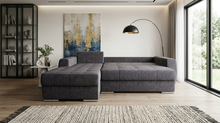 Colțar extensibil LYON – 236x195 cm, extensie 127x153 cm [2]