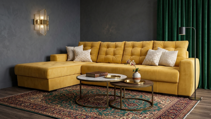 Colțar extensibil LYON – 300 × 200 cm, extensie 190 × 153 cm [2]