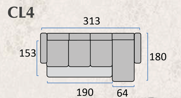 Coltar extensibil PARIS - 313x180 cm, extensie 190x153 cm [4]