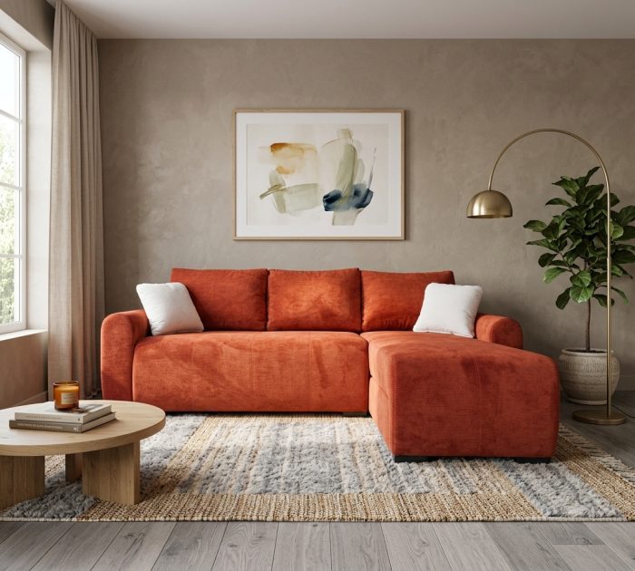 Colțar extensibil Porto 2 locuri + insulă – 242 × 195 cm [2]