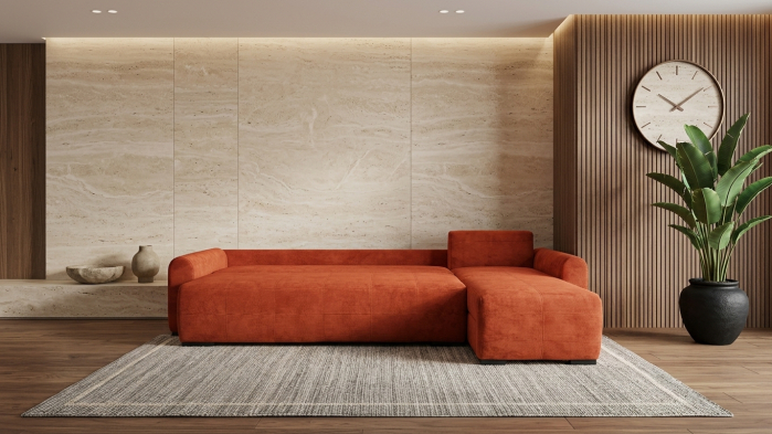 Colțar extensibil Porto 2 locuri + insulă – 242 × 195 cm [3]