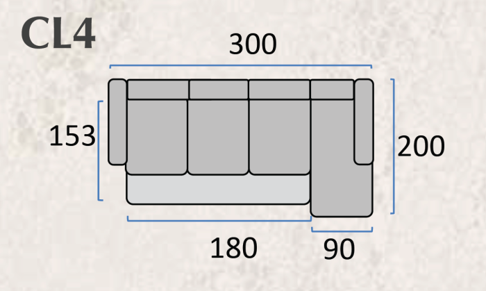 Coltar extensibil VIENNA - 300x200 cm, extensie 180x153 cm [5]