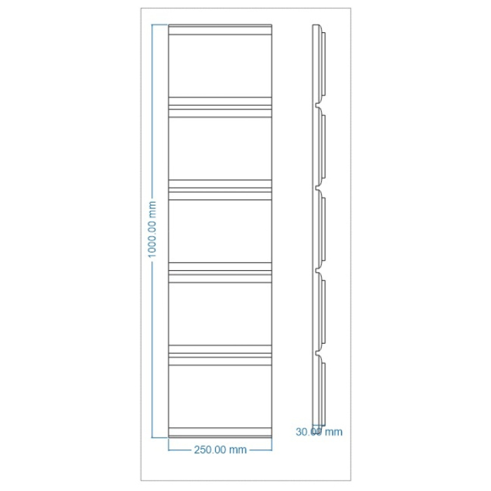 Colțar exterior NCL113 250/250x30x1000 mm [2]