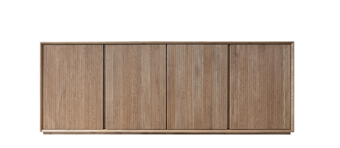Comodă DAWSON – 220 × 43 × 80 cm, BC Oak / Rustical Oak [2]