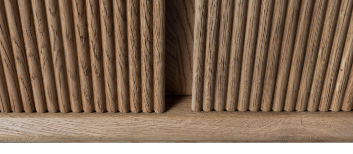 Comodă DAWSON – 220 × 43 × 80 cm, BC Oak / Rustical Oak [5]