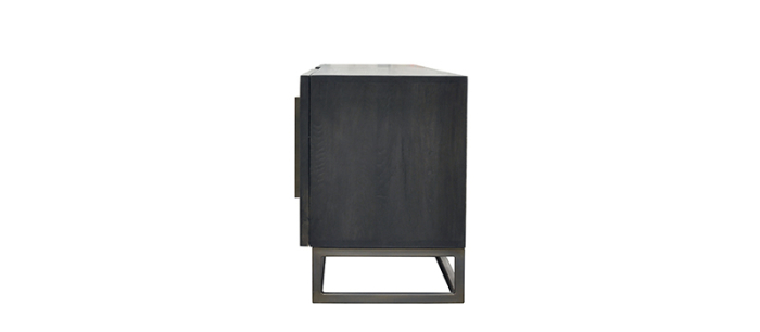 Comodă TV VANCOUVER SILVERBACK – 220 × 48 × 60 cm, Rustical Oak [4]