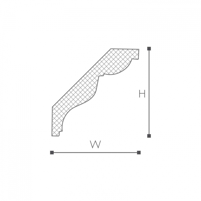 Cornisa decorativa Allegro AL17 90x85x2000 [2]