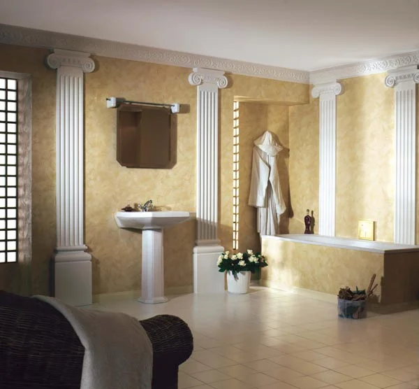 Cornisa decorativa din poliuretan C740 - 14.8x6x200 cm [2]