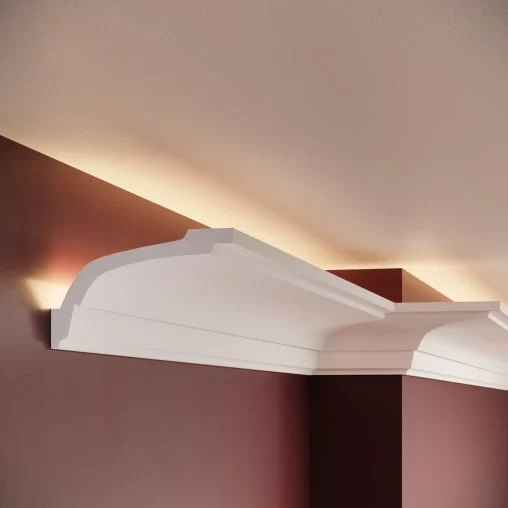 Cornisa decorativa din poliuretan P836 - 6.5x12x200 cm [2]