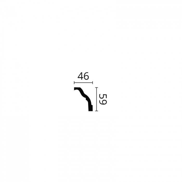 Cornisa flexibila Z18 59x46x2000 [2]