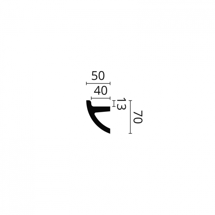 Cornisa tavan IL1 70x50x2000 [2]