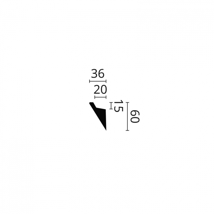 Cornisa tavan IL4 60x36x2000 [2]
