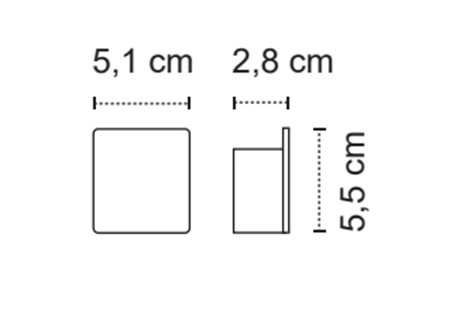 Cuier de baie stânga NEO 8209L66 – BIANCO OPACO, finisaj alb mat [2]