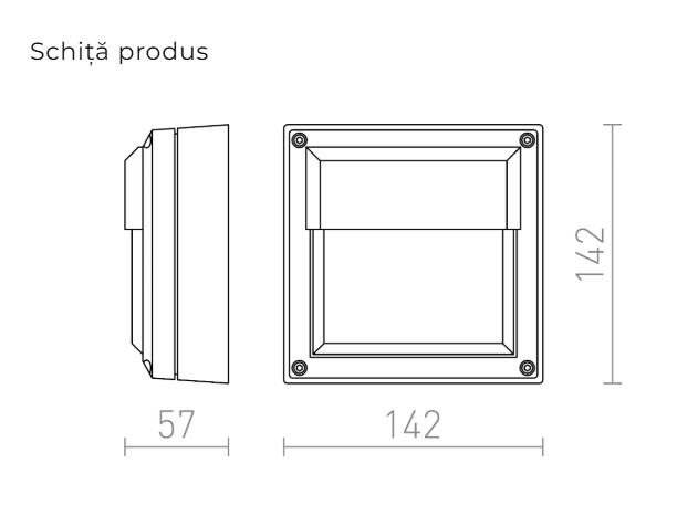 DELTA 145 DE PERETE - lumină de exterior [2]