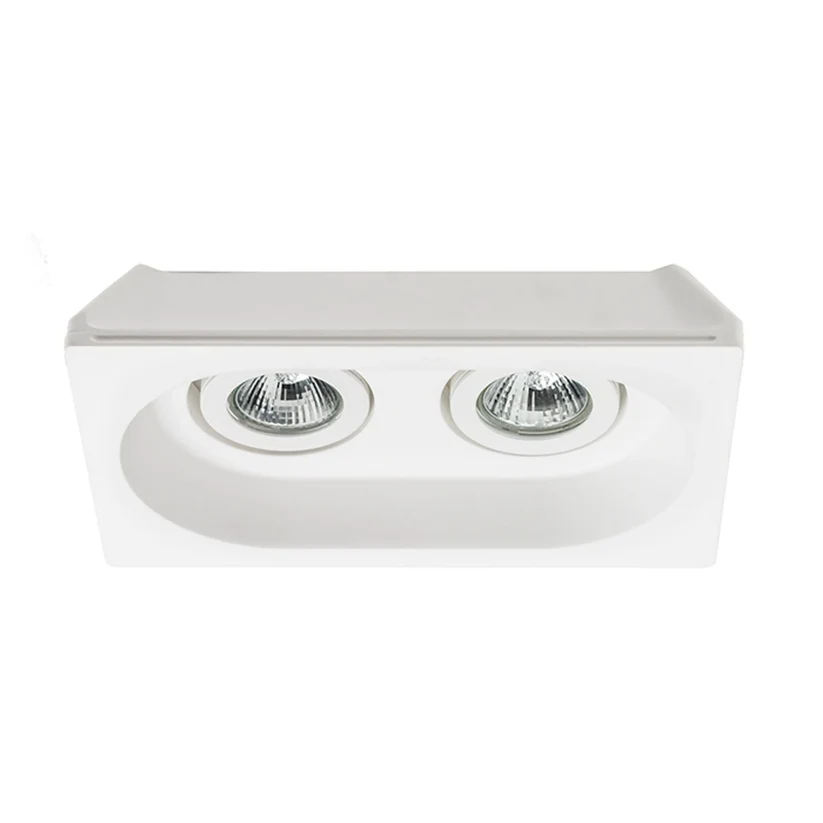 DINGO II GU10 - Corp de iluminat din gips cu deschidere ovală [3]