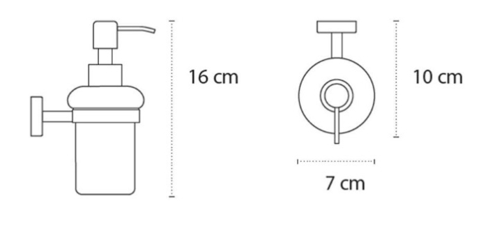 Dispenser pentru săpun lichid MODERNO 280199 SATINE [2]