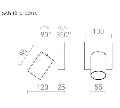 DUDE SQ – Spot luminos [2]