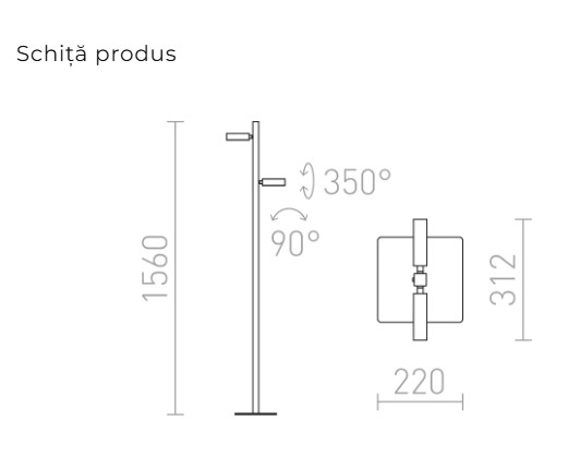 FADO DE PODEA - lampa cu suport [6]