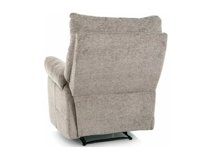 Fotoliu ATOS RAVEN cu recliner manual, material textil gri 88x94-160xH103cm [2]