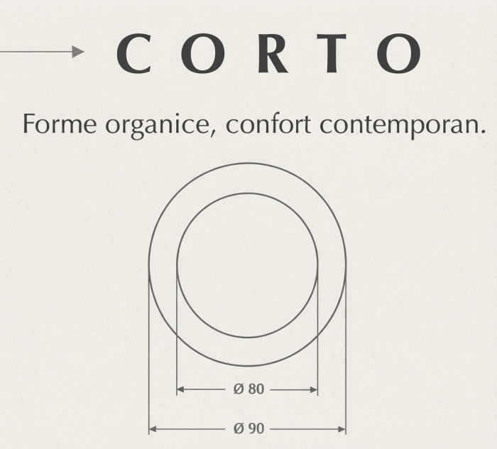 Fotoliu CORTO – Ø90 cm [3]
