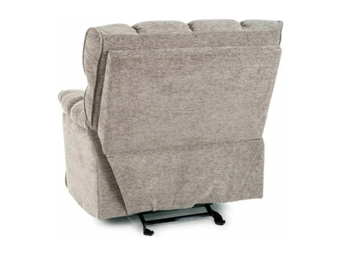 Fotoliu Homer Raven cu recliner electric, material textil gri, 94x100–160 x H104 cm [3]