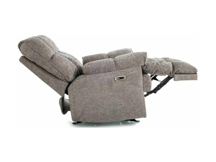 Fotoliu Homer Raven cu recliner electric, material textil gri, 94x100–160 x H104 cm [6]