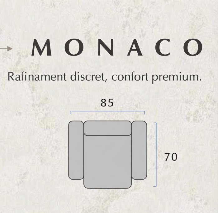 Fotoliu MONACO – 85x70 cm [5]