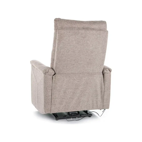 Fotoliu recliner Neptun, bej, stofă clasică / metal, 76x94–160 x H96 cm [5]