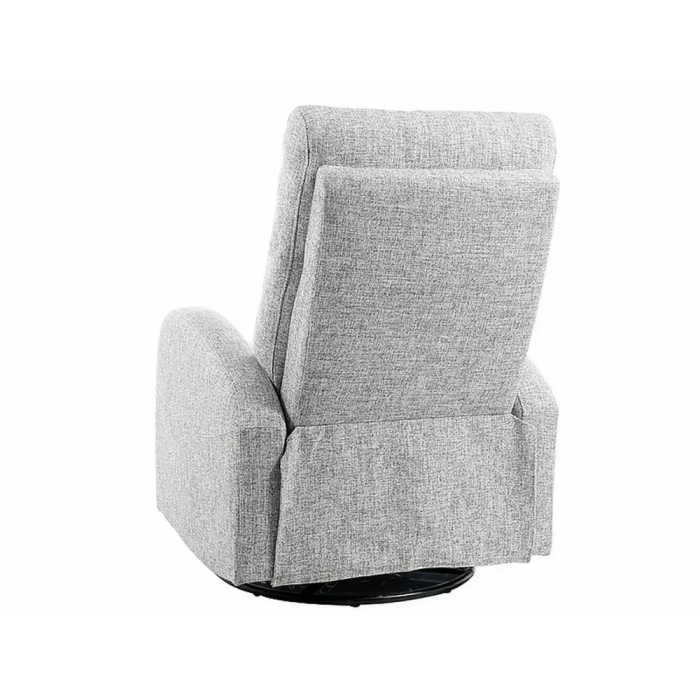 Fotoliu recliner Olimp, gri/alb/negru, stofă / metal, 72x80–160 x H101 cm [6]