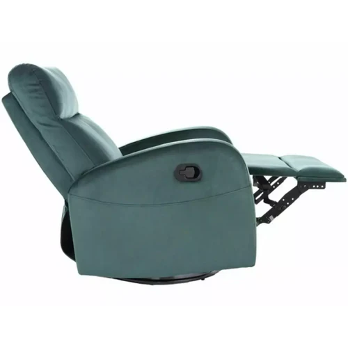 Fotoliu recliner Olimp Velvet, verde închis, catifea, 72x80–160 x H101 cm [3]
