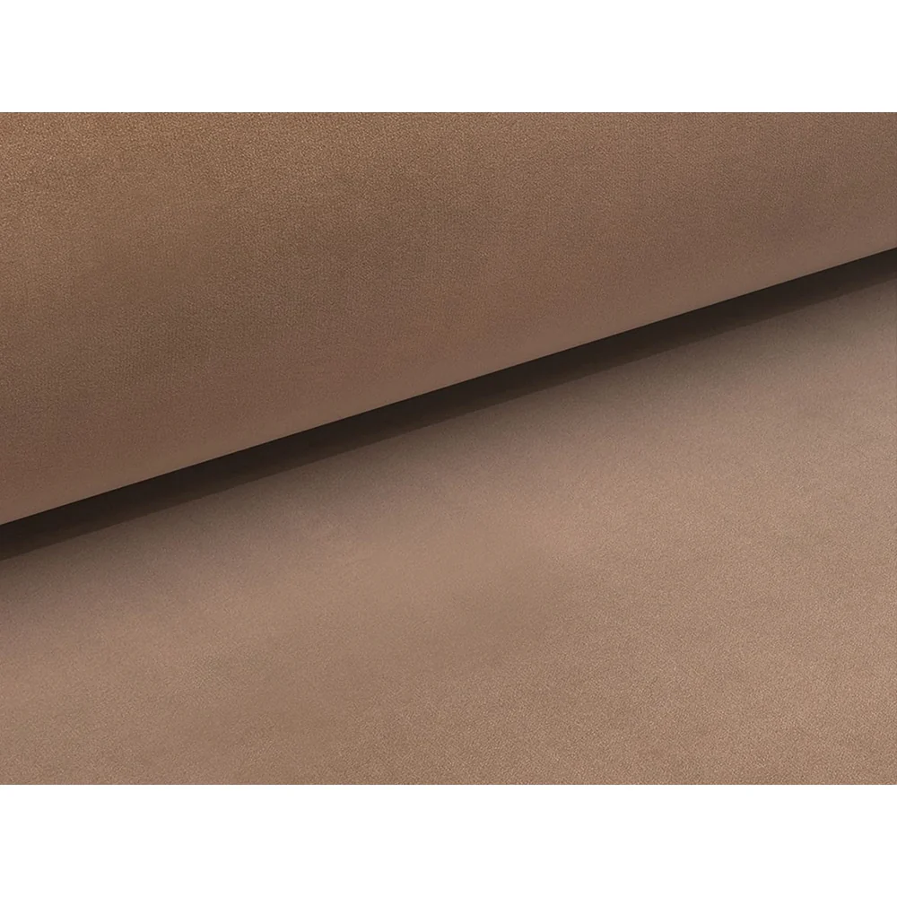 Fotoliu scoica CAMELLIA 1, stofa catifelata bej - Bluvel 28, 81x76x77 cm [3]