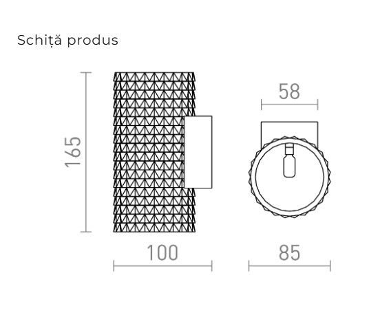 GLANS RB2 165 - LAMPA DE PERETE [4]