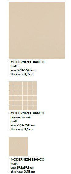 GRESIE MODERNIZM BIANCO [4]
