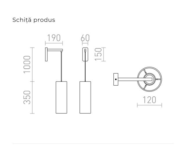 HUDSON – lampă de perete [4]