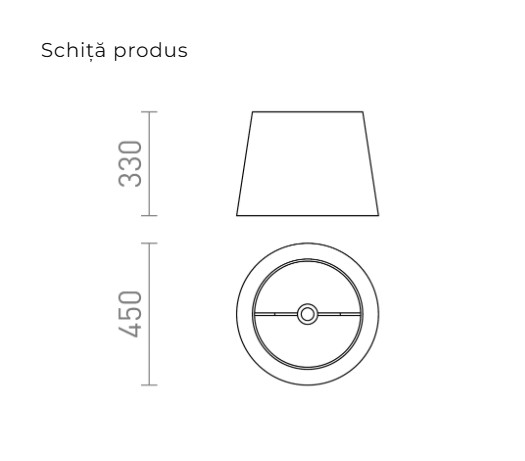 ILLUSION 45/33 – Abajur decorativ pentru lampă [5]