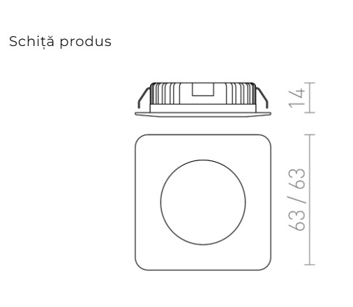 INEZ SQ - spot luminos incastrat [4]