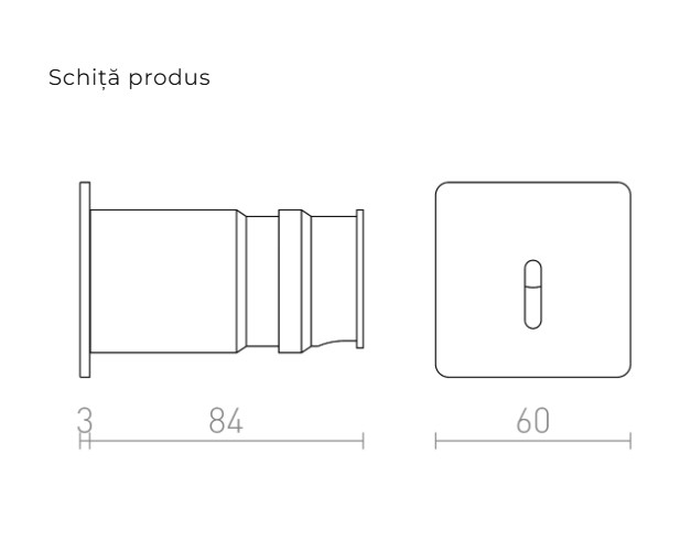 IRIA SQ - Corp de iluminat pătrat LED încastrat [4]