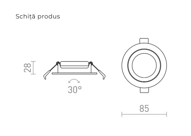 JADE DIMM TO WARM - Lumină LED încastrabilă [3]